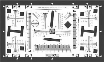 ISO12233標準分辨率測試卡